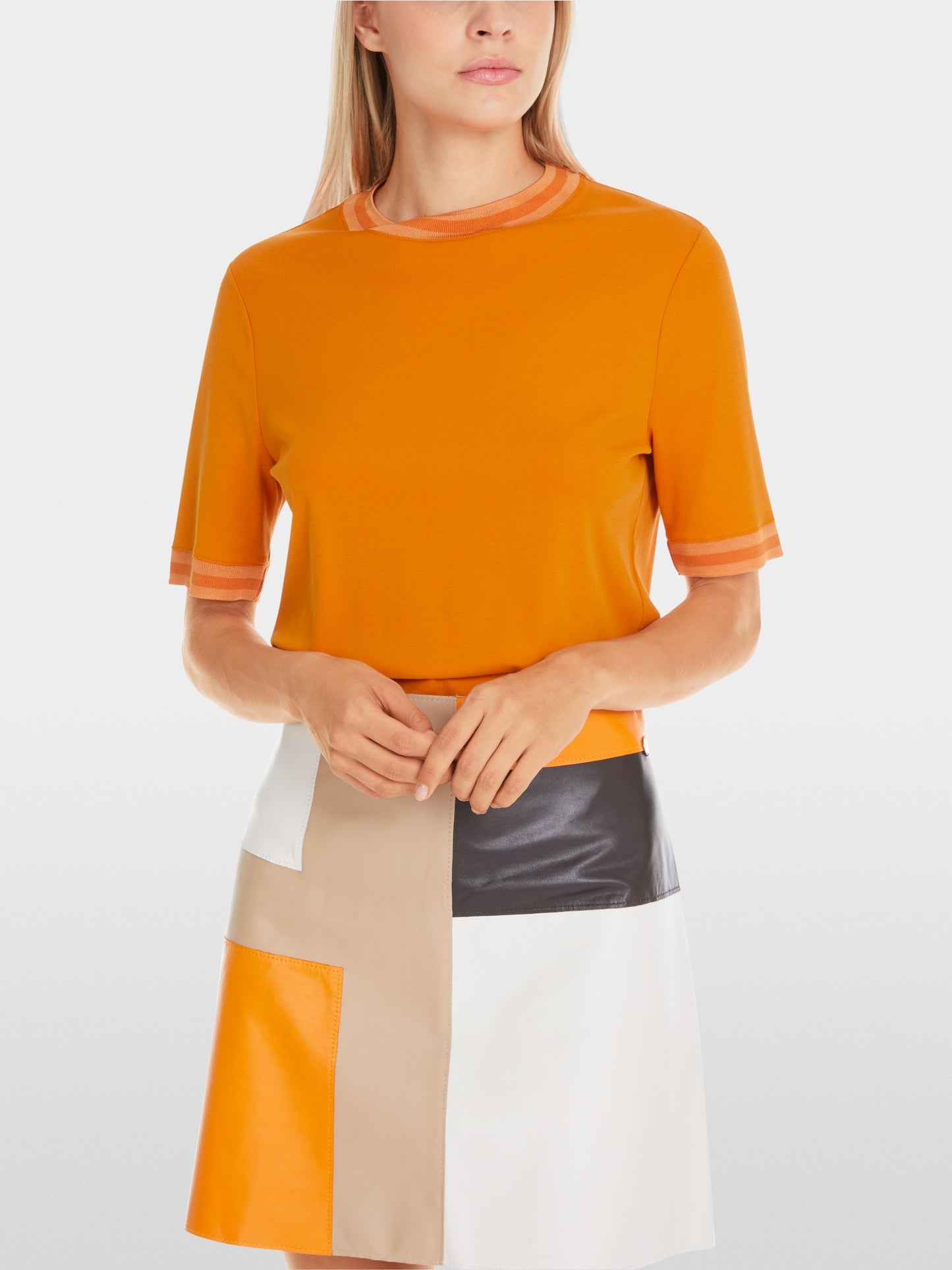 T-shirt made from firm cotton jersey