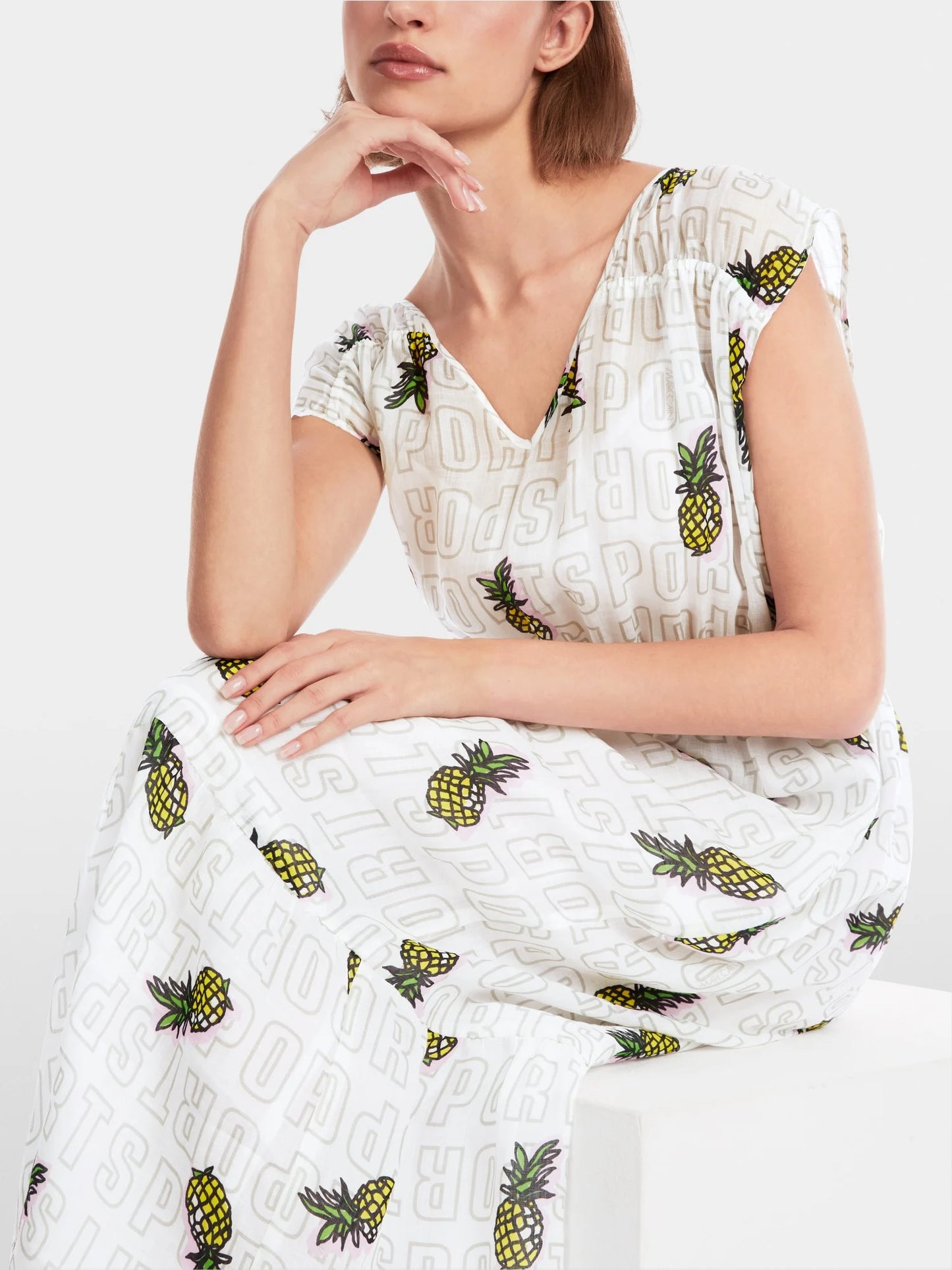 Lightweight V-neck dress