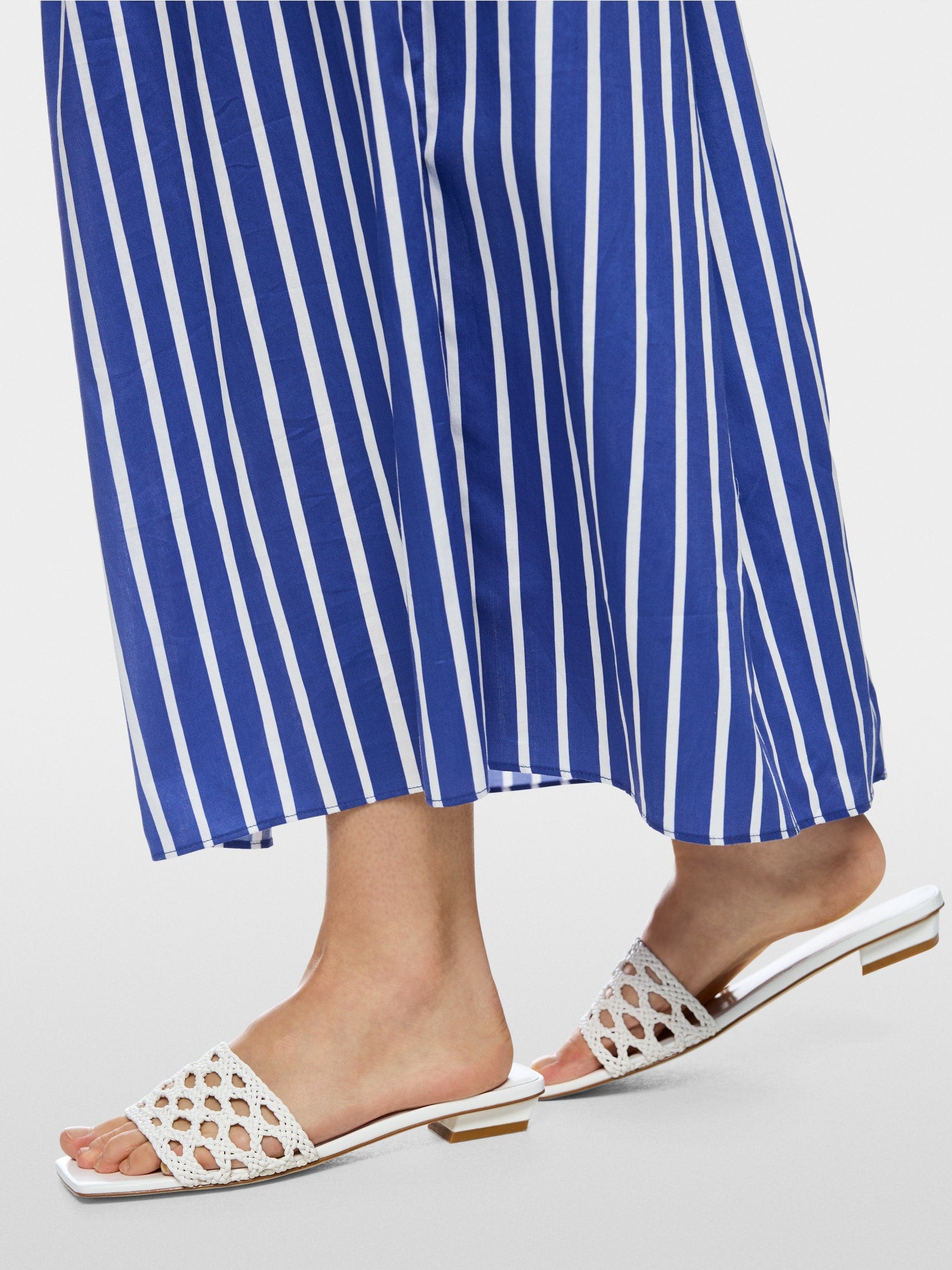 Maxi dress with smocked top