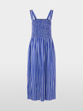 Maxi dress with smocked top