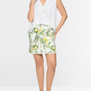 Vibrant top with pleating