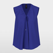 Vibrant top with pleating