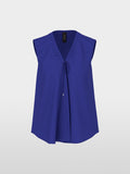 Vibrant top with pleating