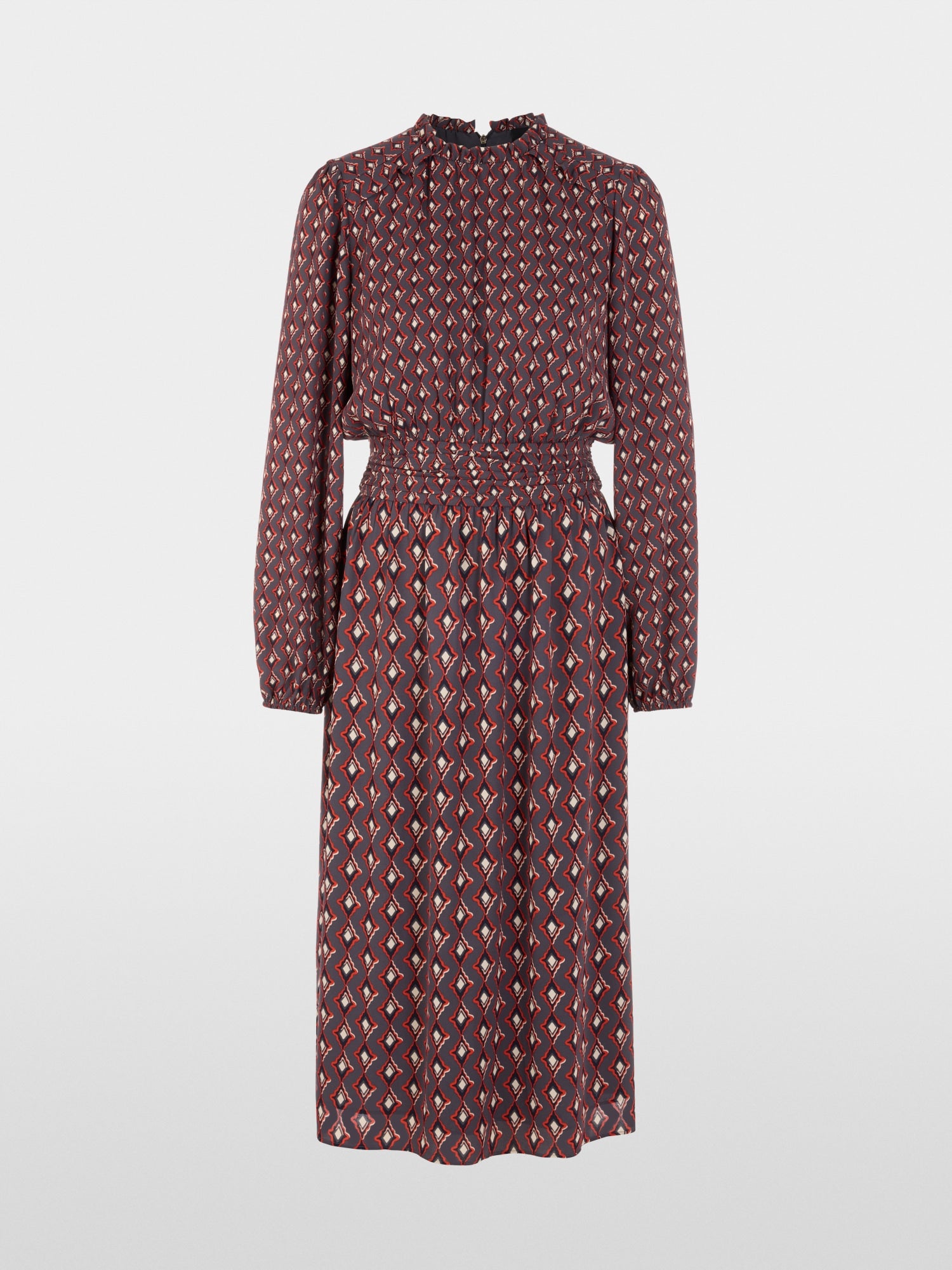 Dress with pattern ‘Rethink Together’