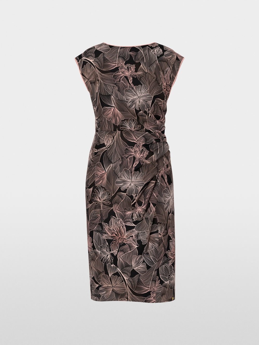 Elegant cocktail dress with floral print