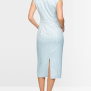 Elegant midi shift dress
