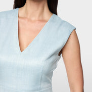 Elegant midi shift dress