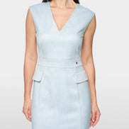 Elegant midi shift dress