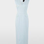 Elegant midi shift dress