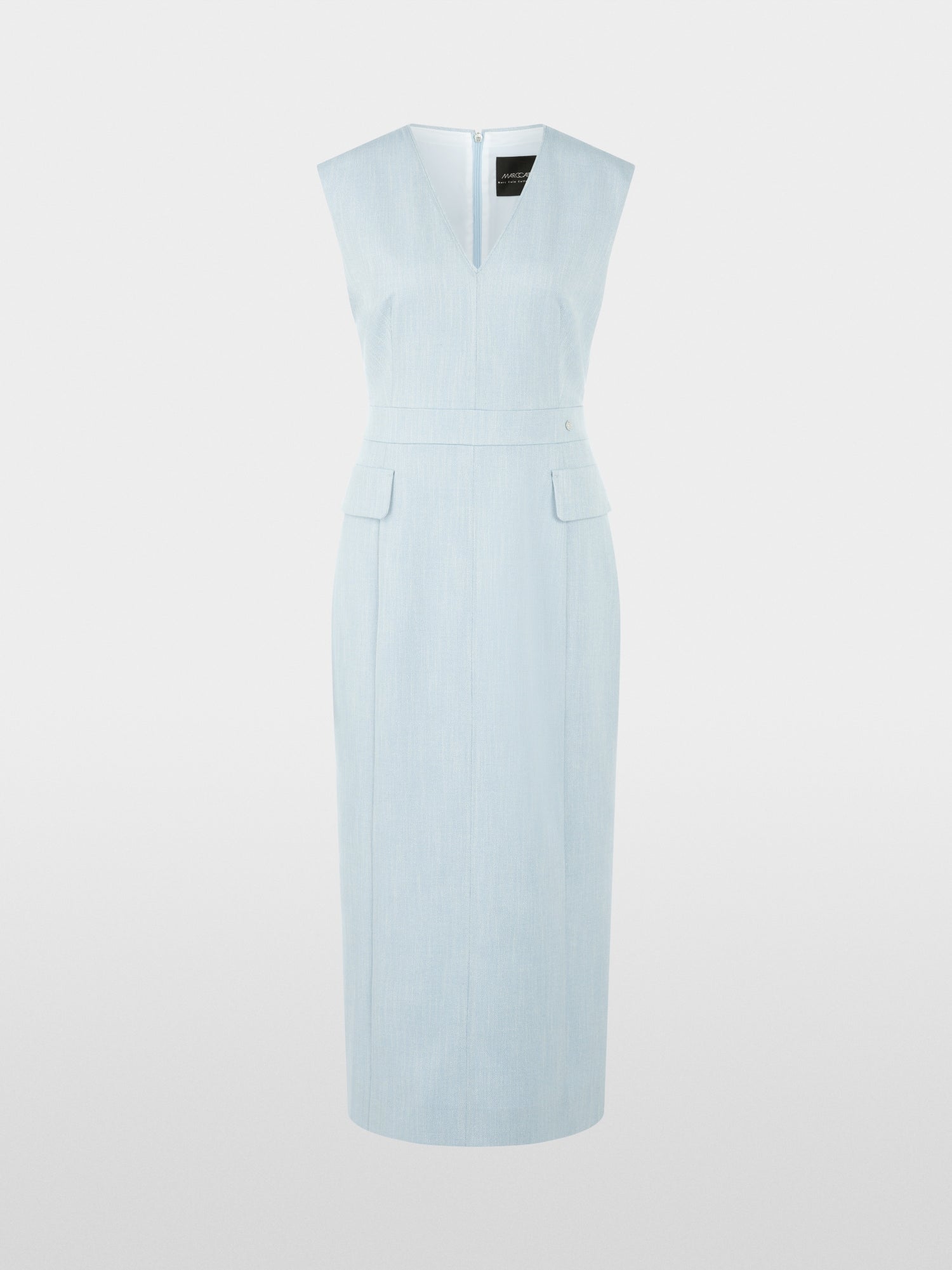 Elegant midi shift dress