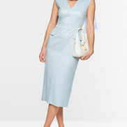 Elegant midi shift dress