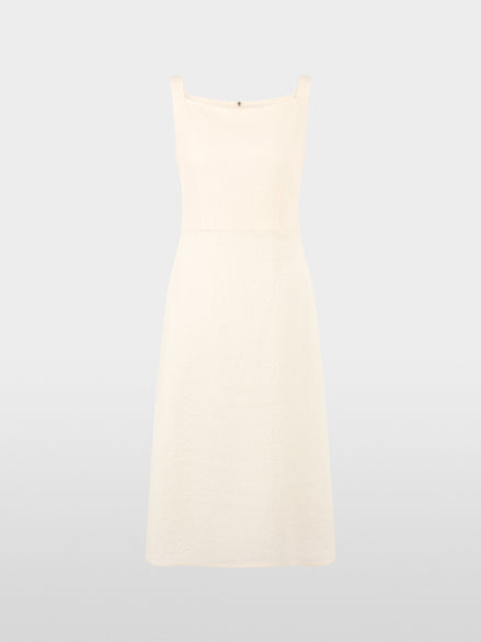 Strappy dress with textured pattern