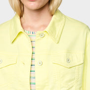 Short stretch cotton denim jacket
