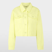 Short stretch cotton denim jacket