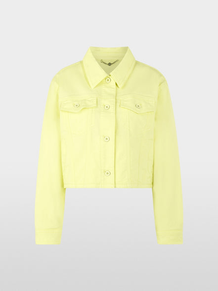 Short stretch cotton denim jacket