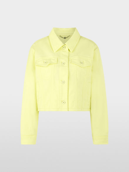 Short stretch cotton denim jacket