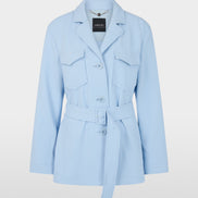 Caban jacket with belt