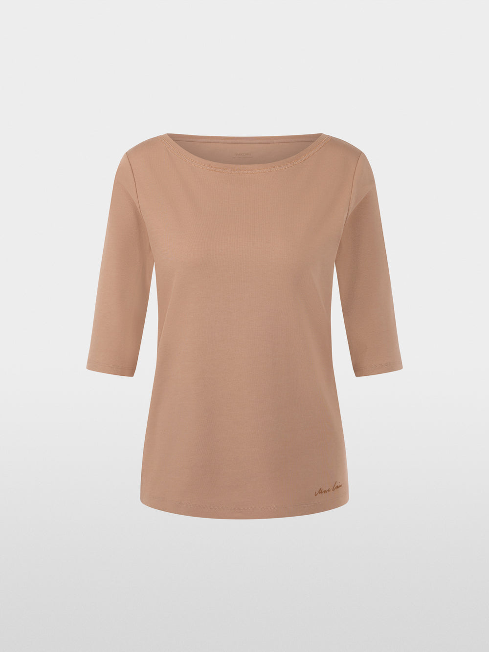 Half-sleeved T-shirt with ribbon details