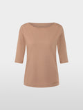 Half-sleeved T-shirt with ribbon details
