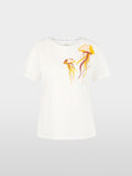 Cotton shirt with jellyfish motif