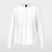 Casual blouse with concealed buttoning