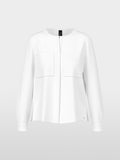 Casual blouse with concealed buttoning