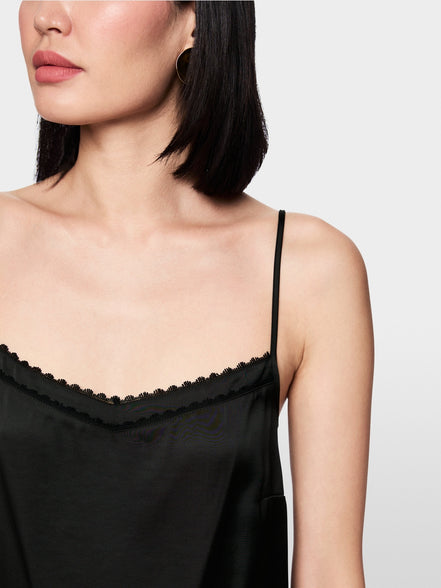 Elegant strap top with lace