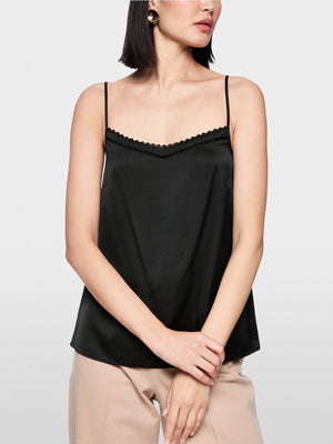Elegant strap top with lace