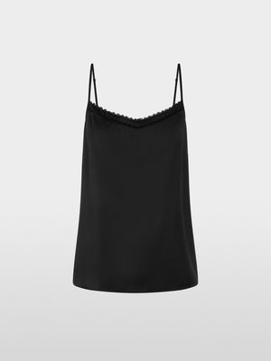 Elegant strap top with lace