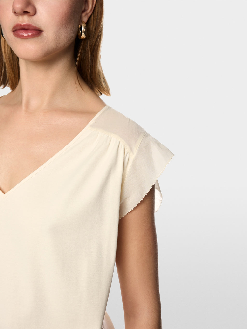 Cotton stretch top