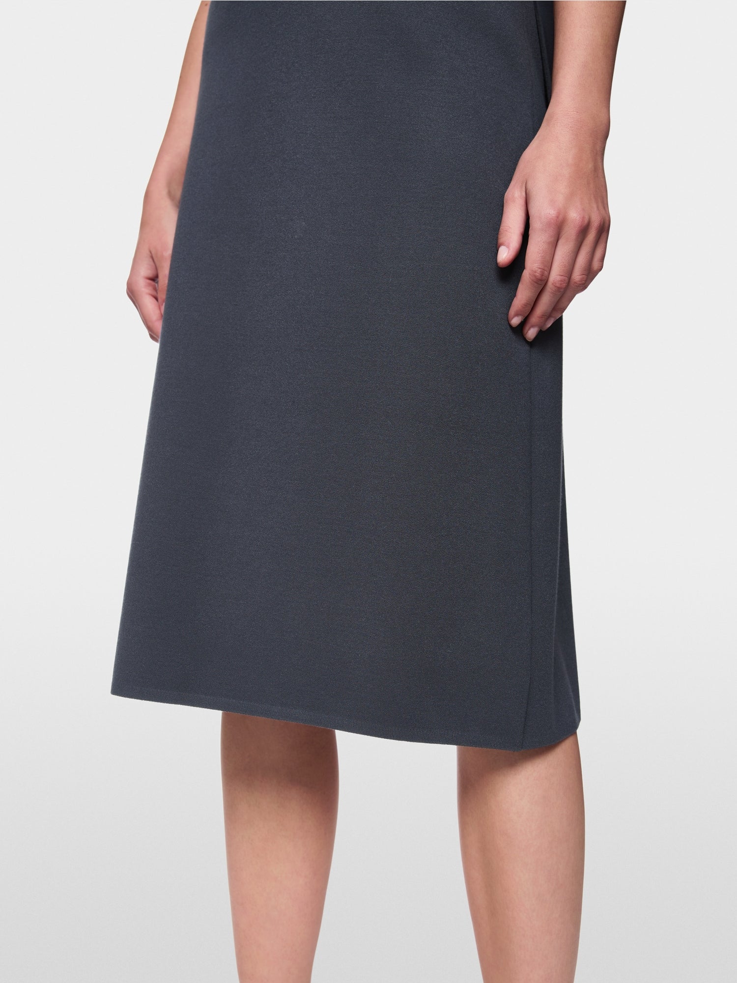 ‘Rethink Together’ fine knit midi skirt