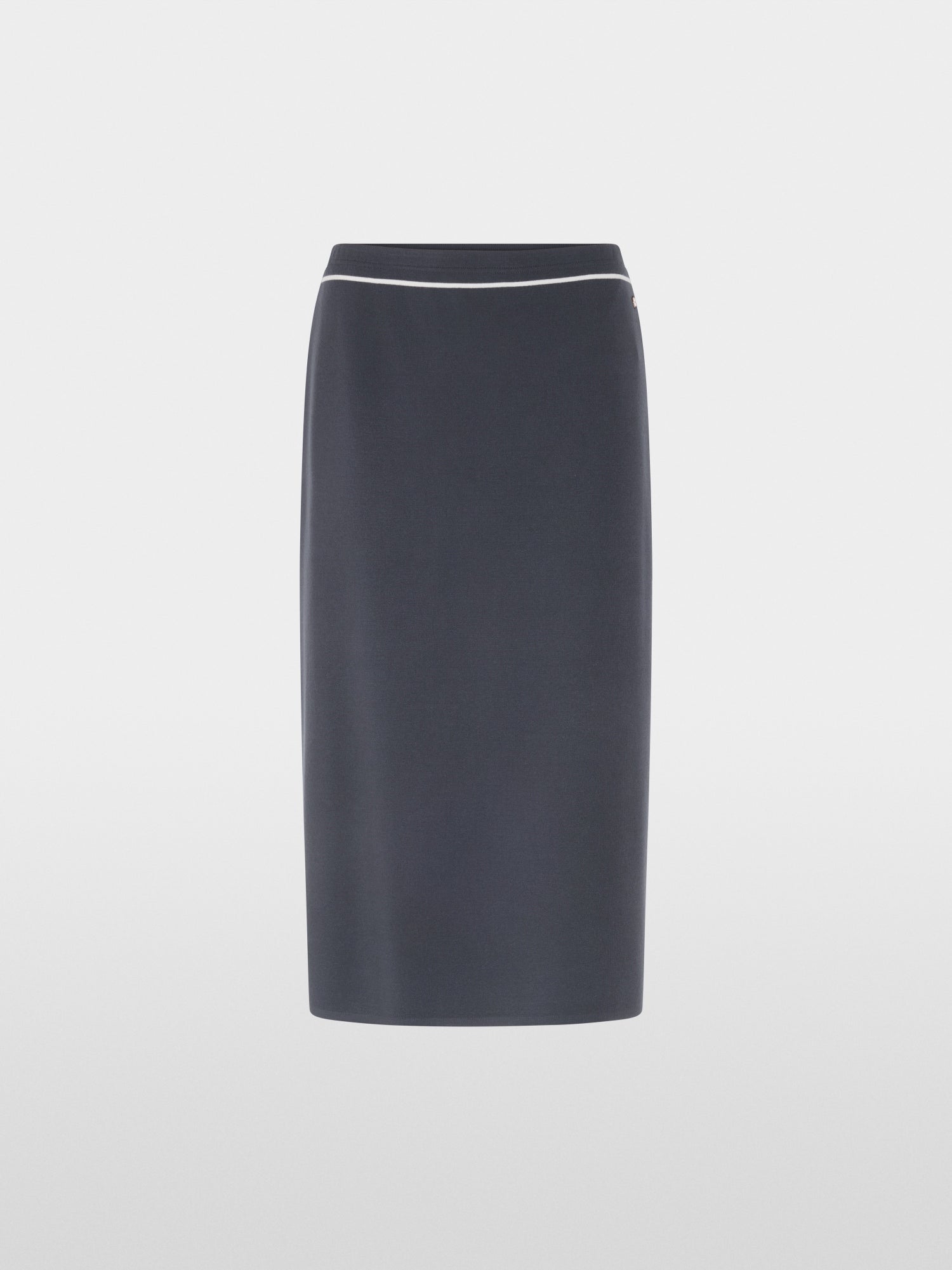 ‘Rethink Together’ fine knit midi skirt
