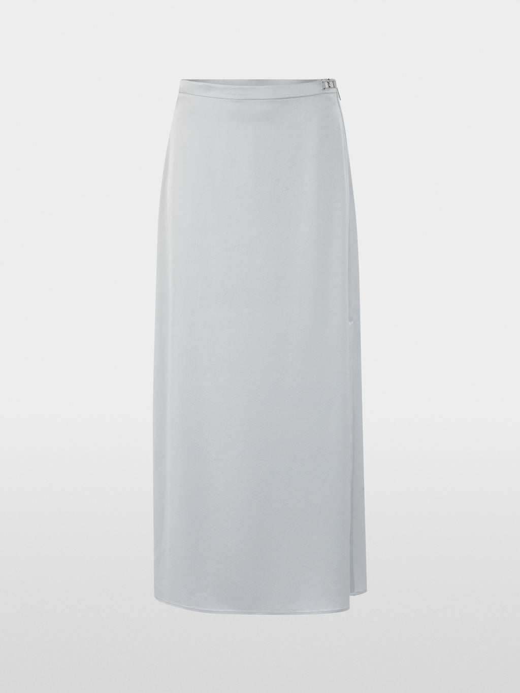 Midi skirt with silky sheen