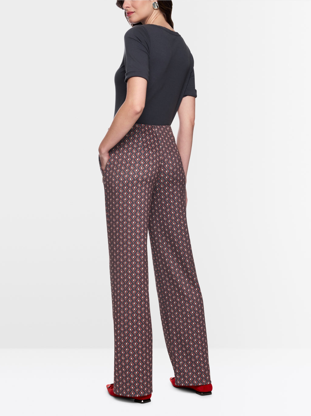 WINDER pull-on trousers with high waist