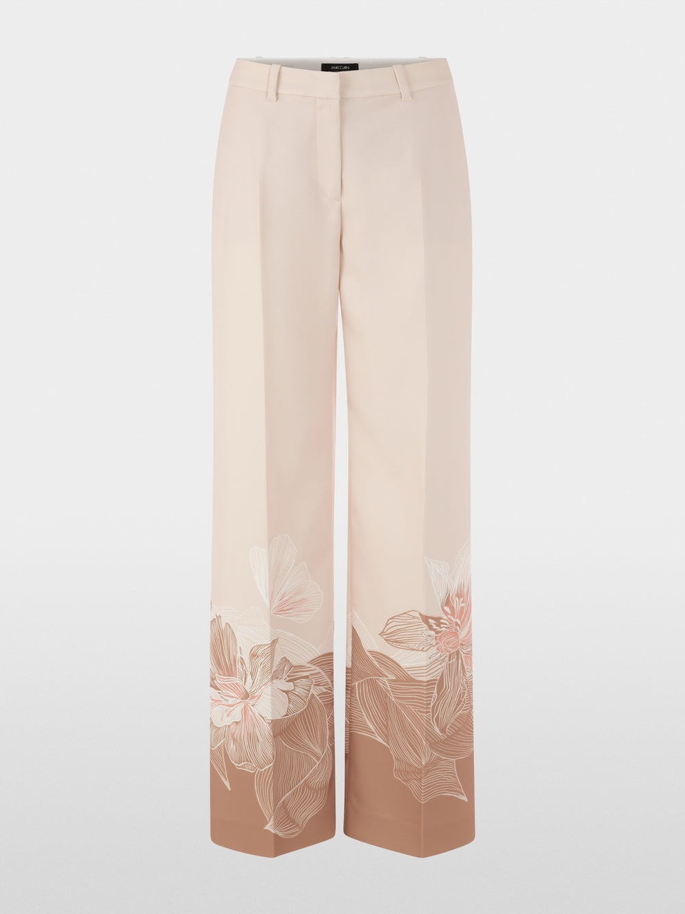 WUKARI wide high waist fabric trousers