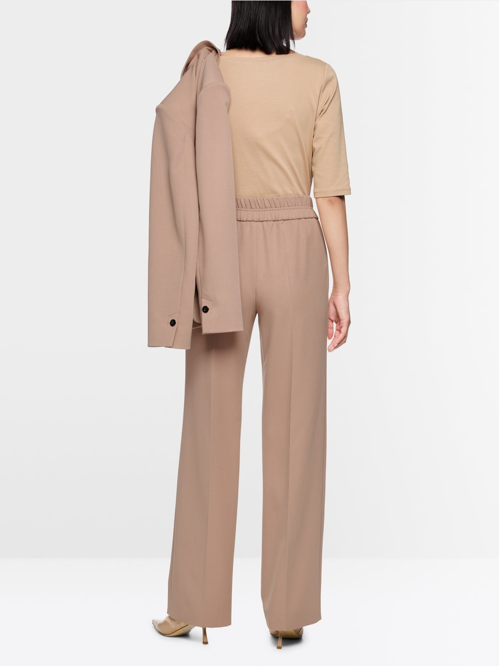 WAHSINGTON wide-fit pull-on trousers
