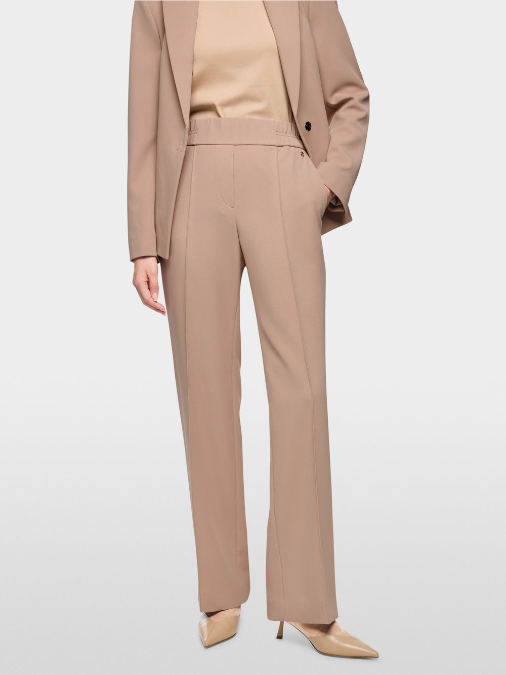 WAHSINGTON wide-fit pull-on trousers