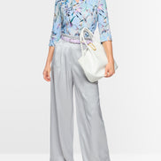 WICHTIA wide fit pleated trousers