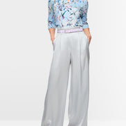WICHTIA wide fit pleated trousers