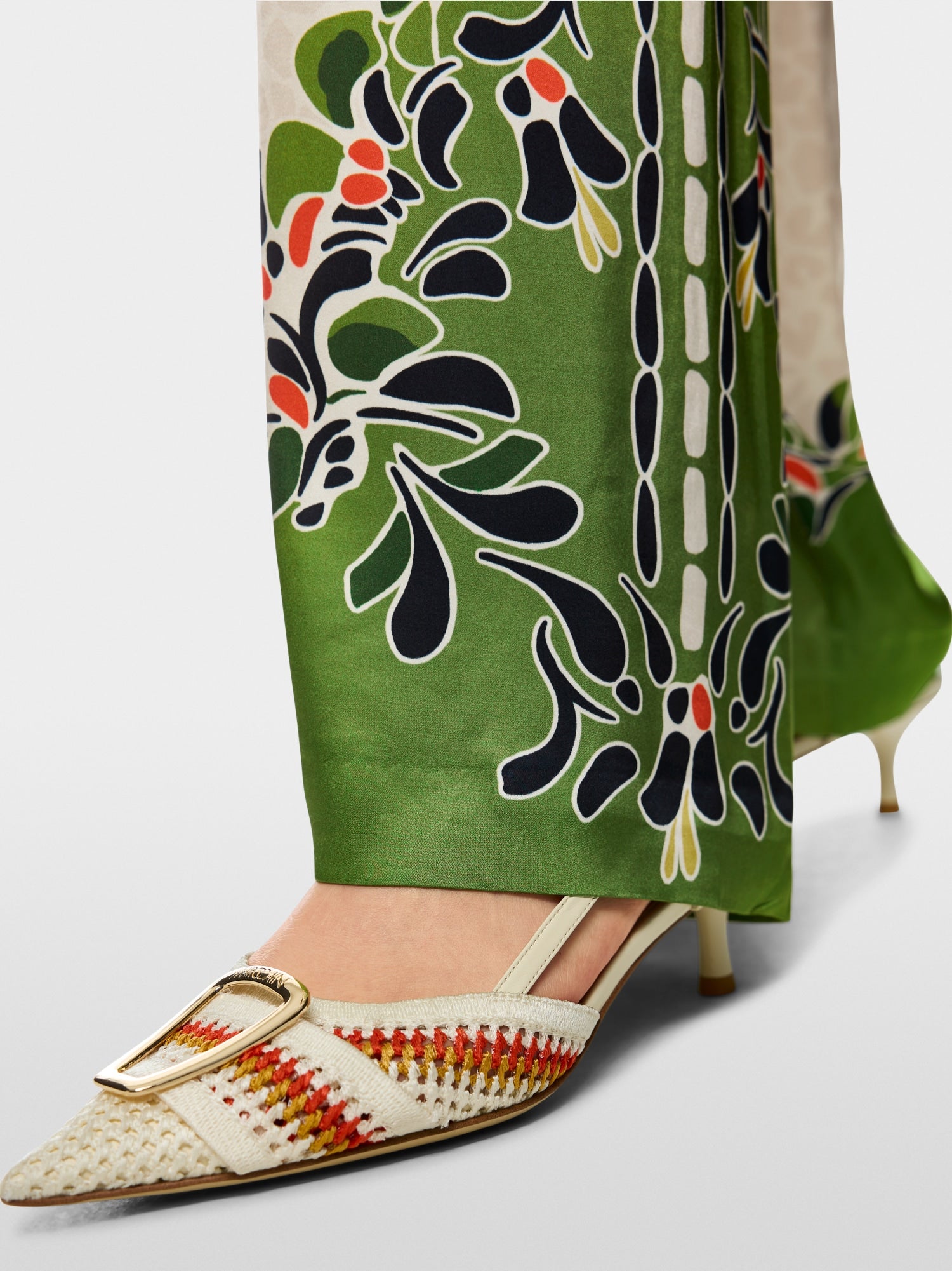 WARRI flowing trousers with print mix