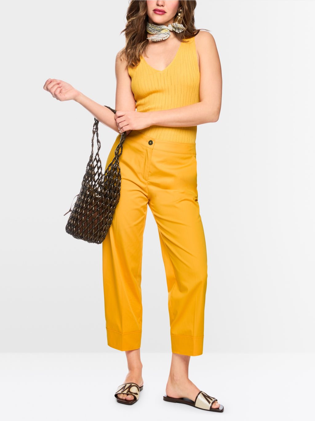 RENTON cotton blend trousers