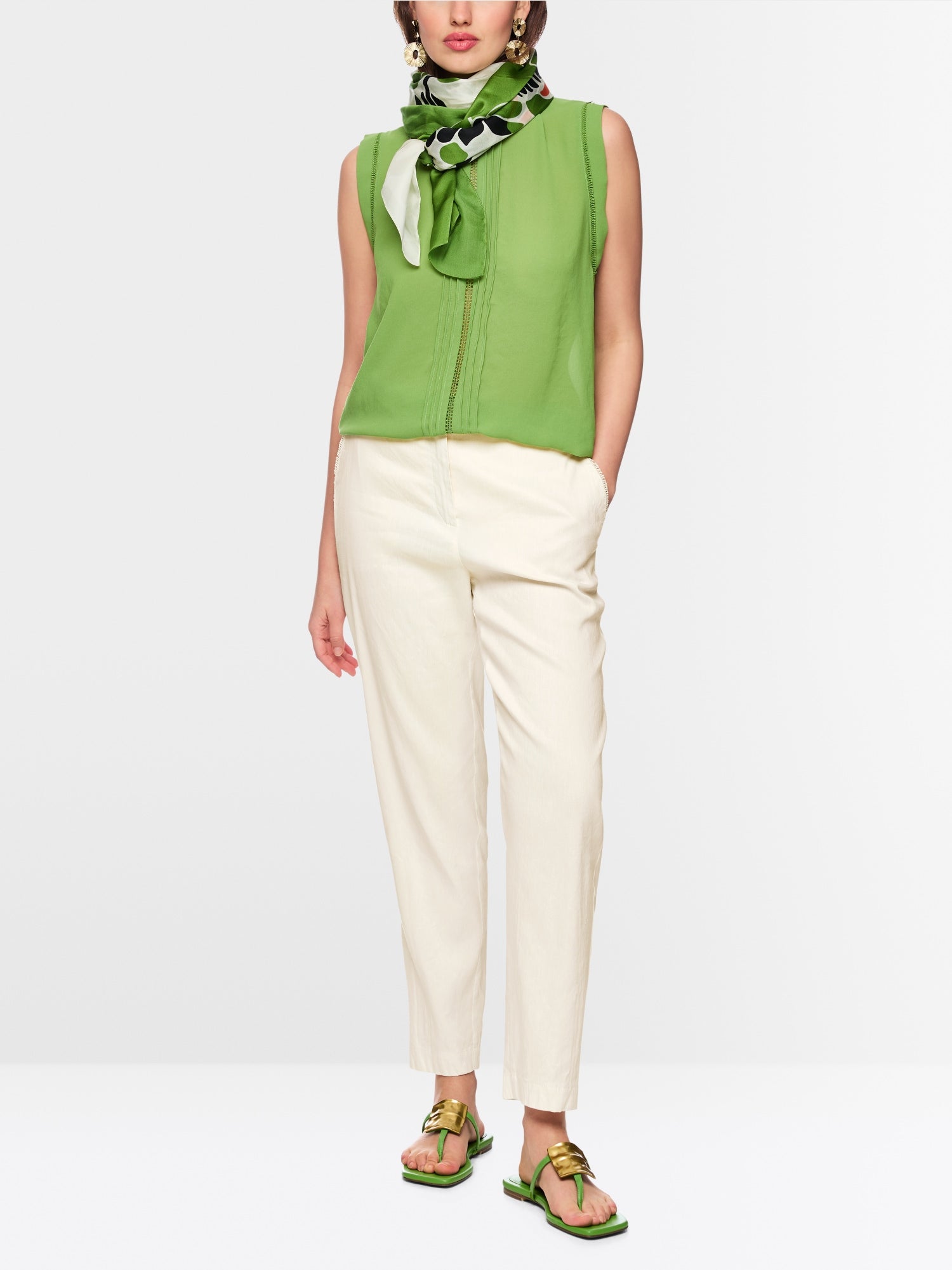 FORDON linen-viscose trousers