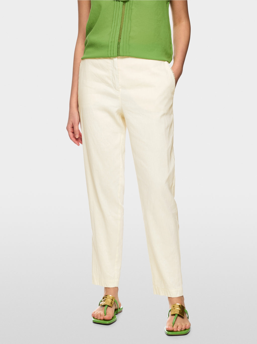 FORDON linen-viscose trousers