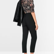 SYDNEY slim fit pants with crease