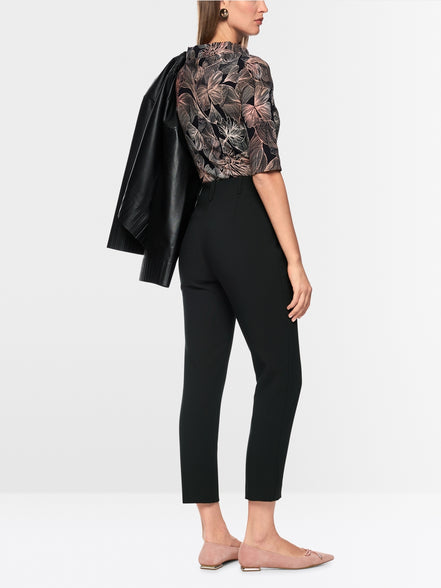 SYDNEY slim fit pants with crease