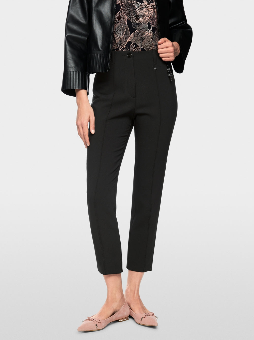 SYDNEY slim fit pants with crease