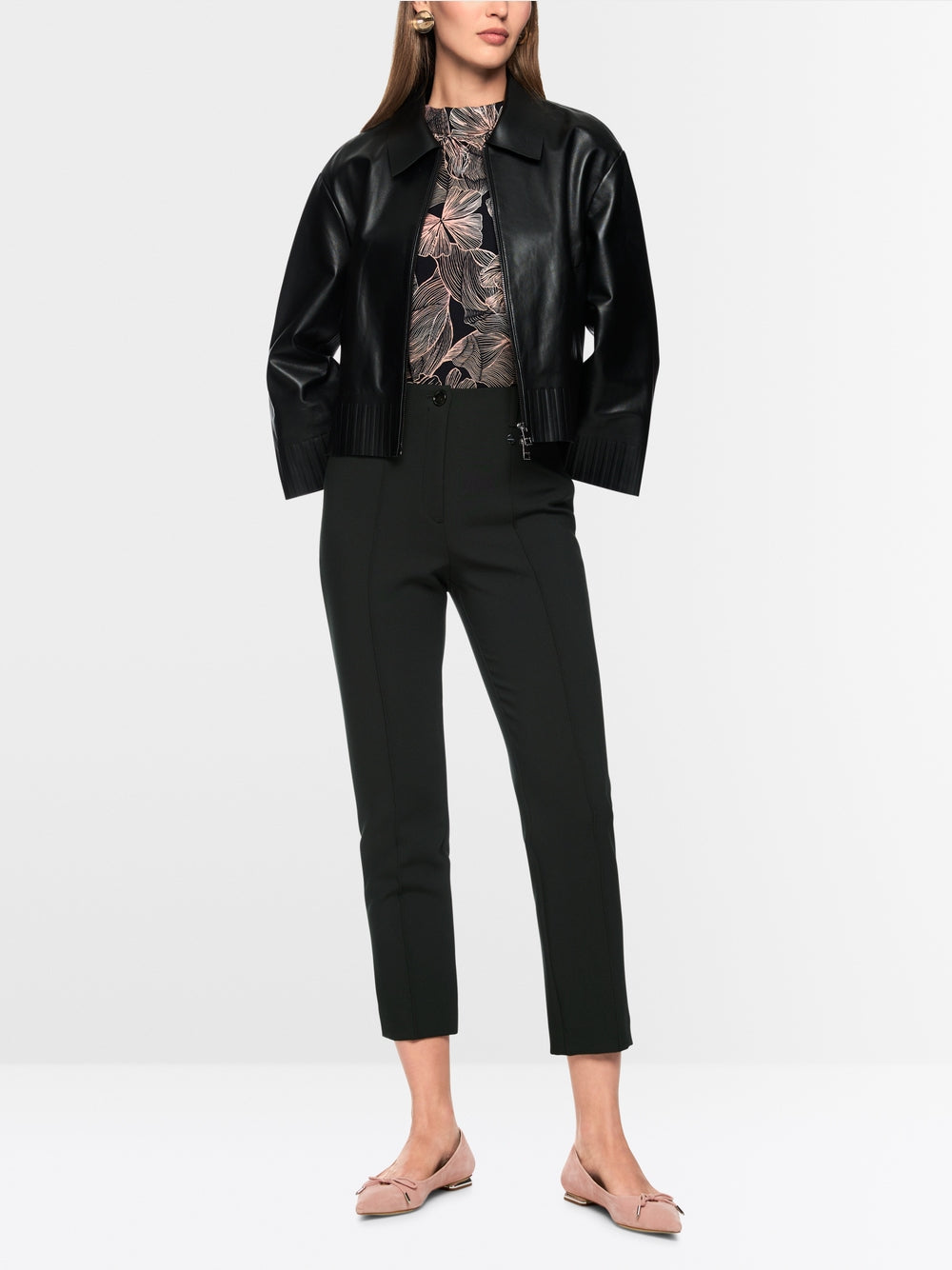 SYDNEY slim fit pants with crease