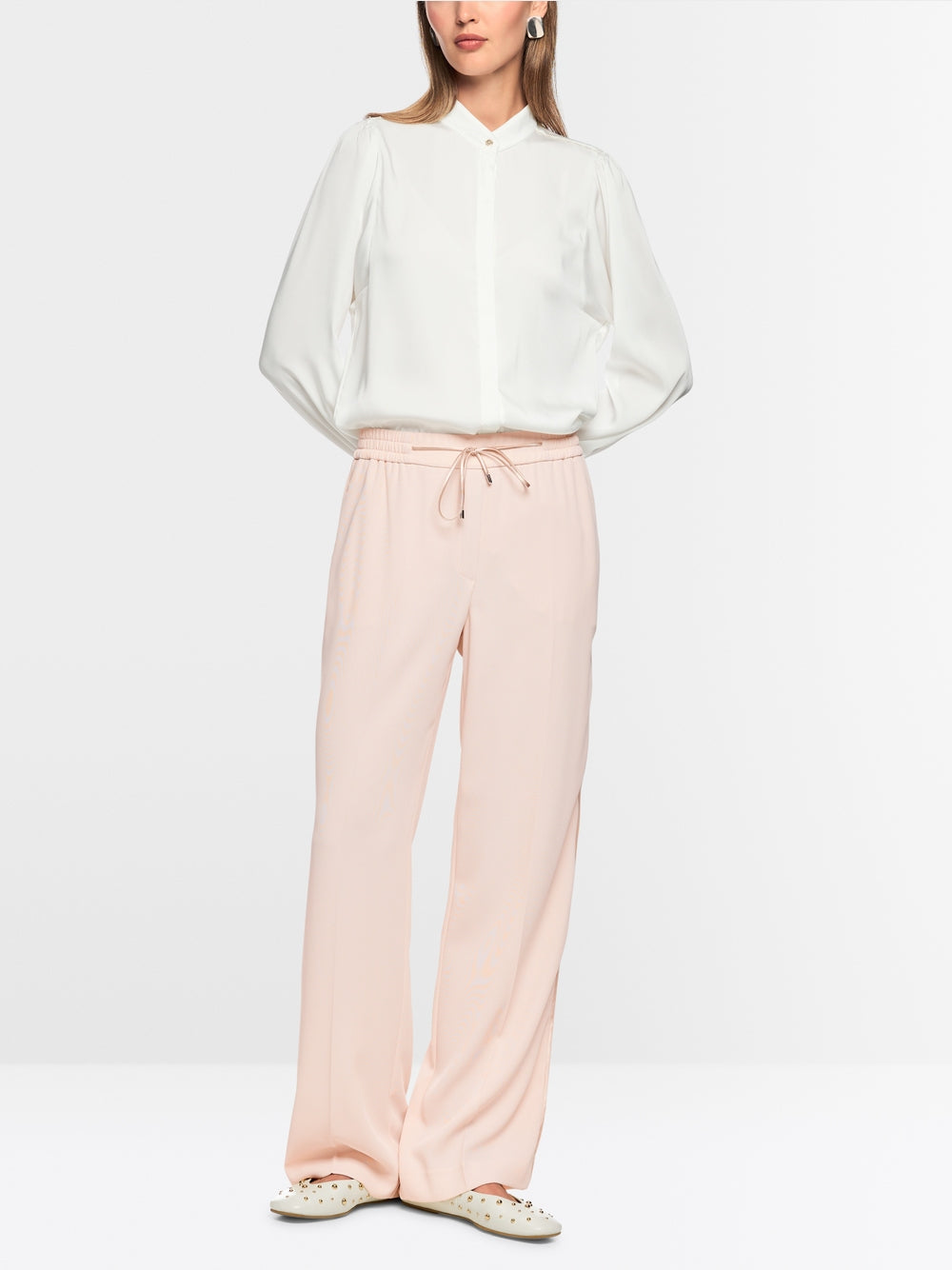 WIDE WASHINGTON pants with drawstring