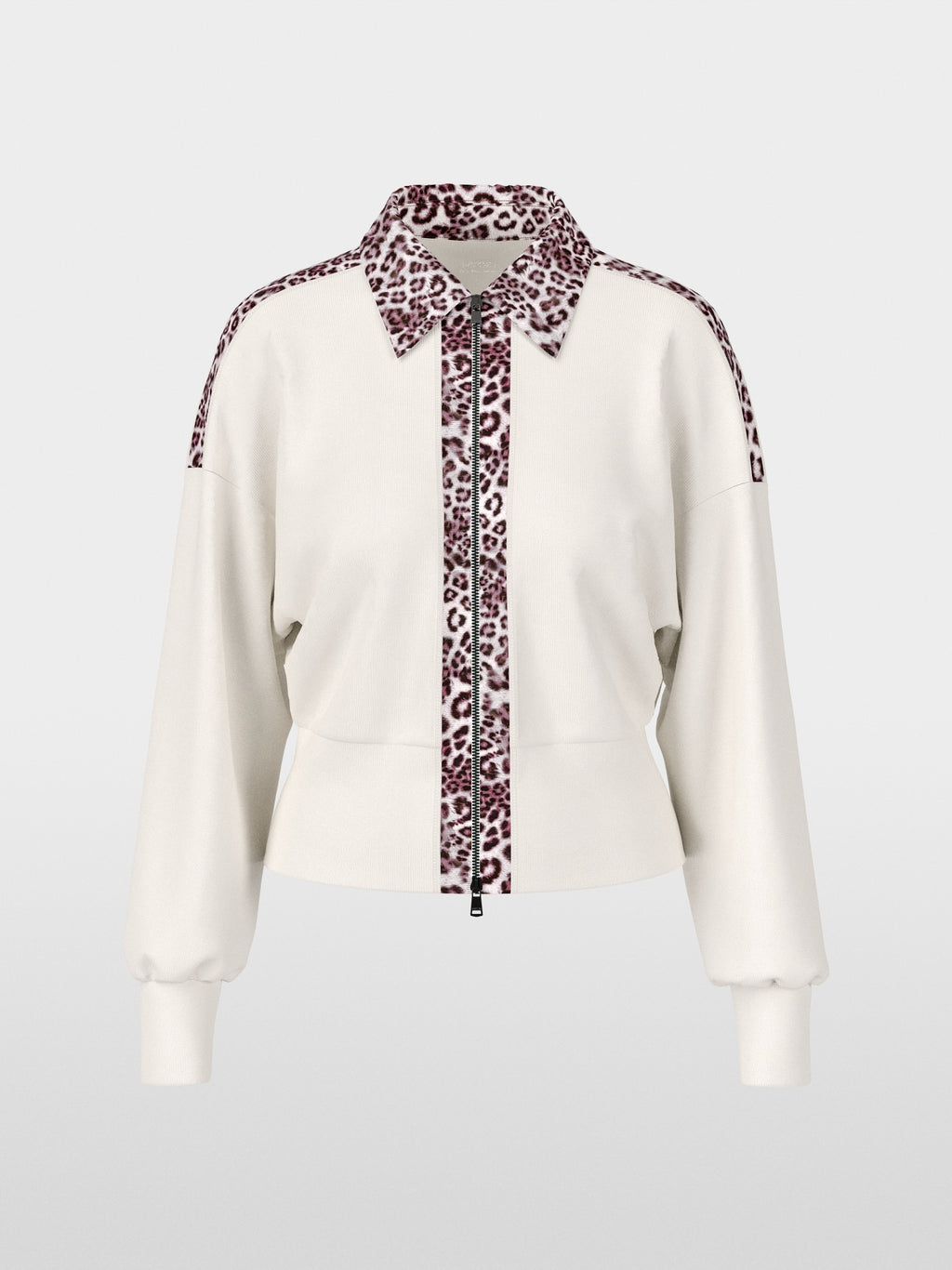 Cardigan with leopard details