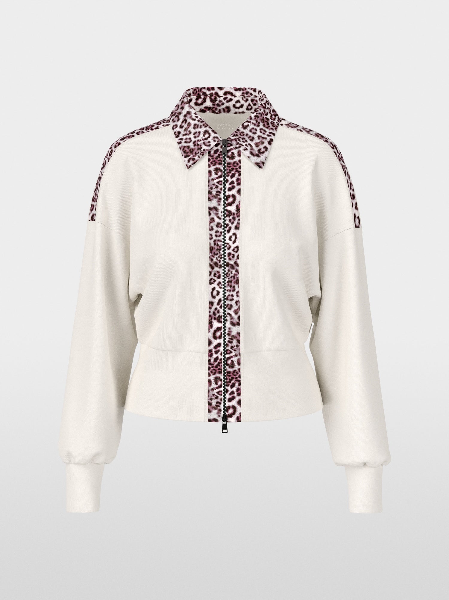 Cardigan with leopard details